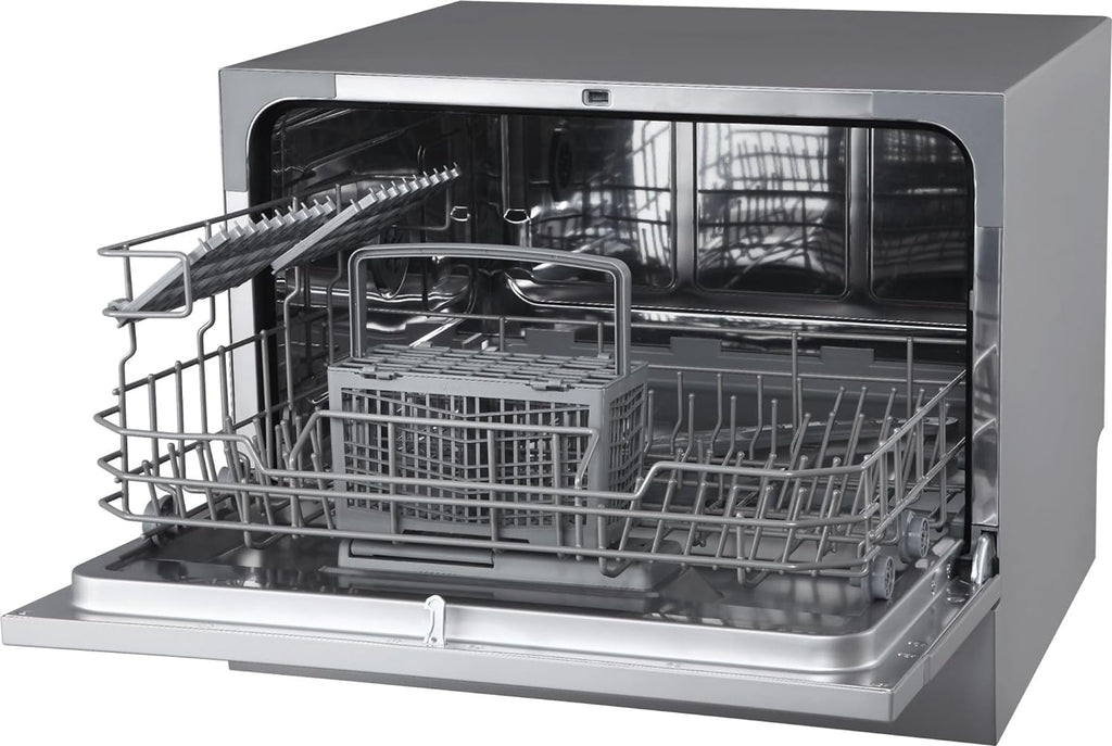 DWP63 21-5/8 Inch Wide 6 Place Setting Countertop Dishwasher - Black