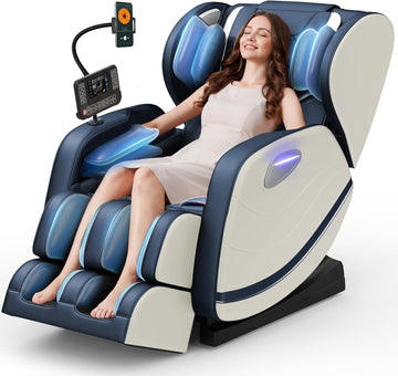 2026 SL Track Massage Chair Full Body, Zero Gravity Recliner | 12 Fix Rollers, 8 Airbags, 15 Auto Programs, Foot