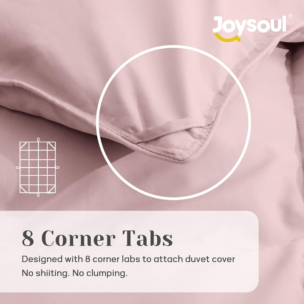 Queen Down Comforter - All Season Ultra Soft Goose Down & Feather Fiber Fill