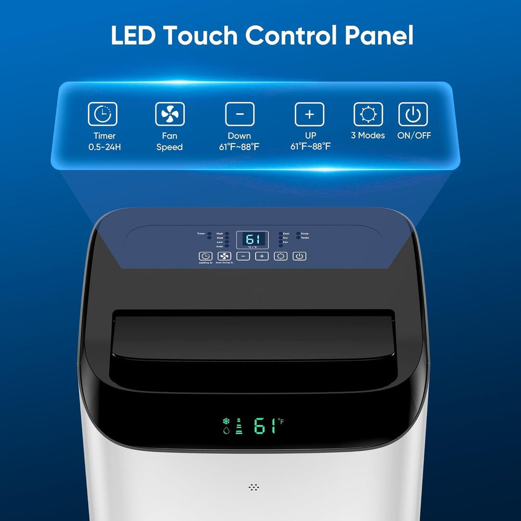 16,000 BTU Inverter Portable Air Conditioner with Remote