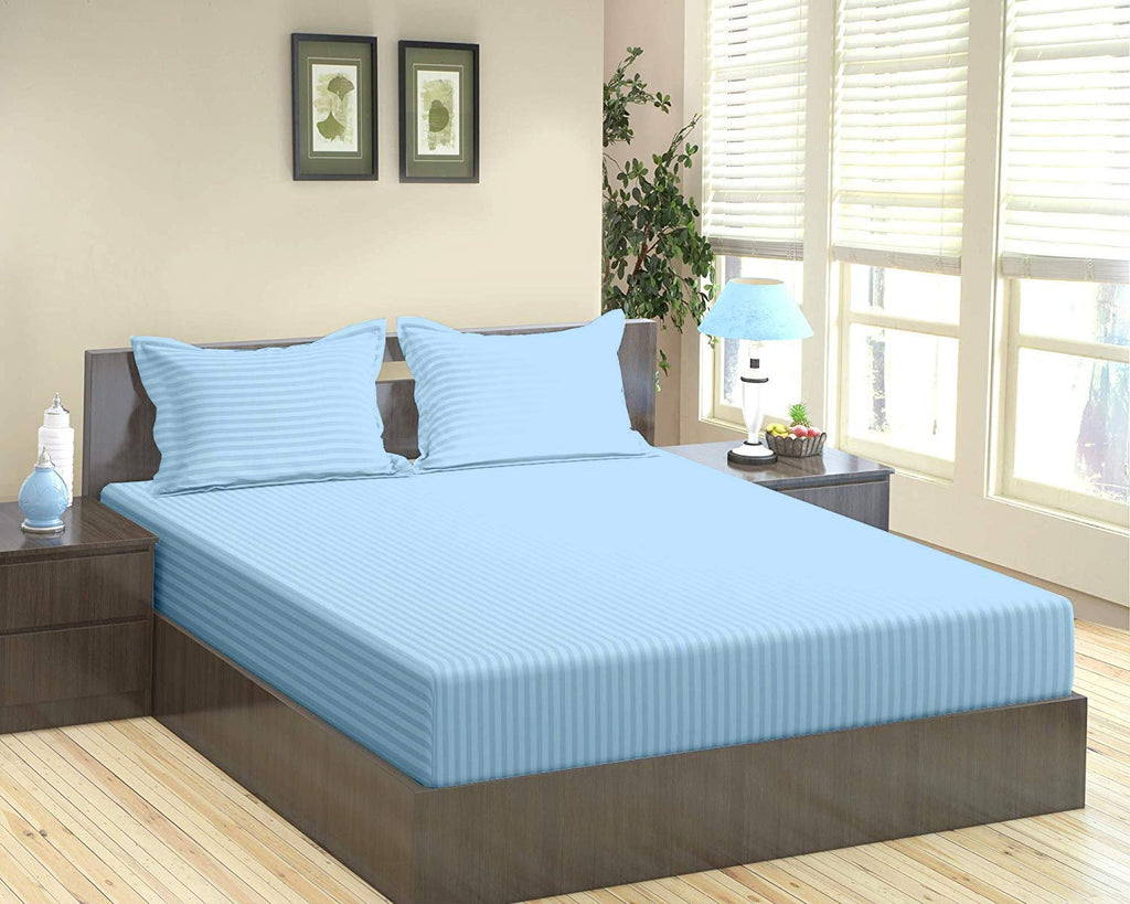 600 Thread Count 100% Egyptian Cotton Sheet Set -King Size Sheets Set - 24 inch Deep Pocket of Fitted Sheet - 4 Piece
