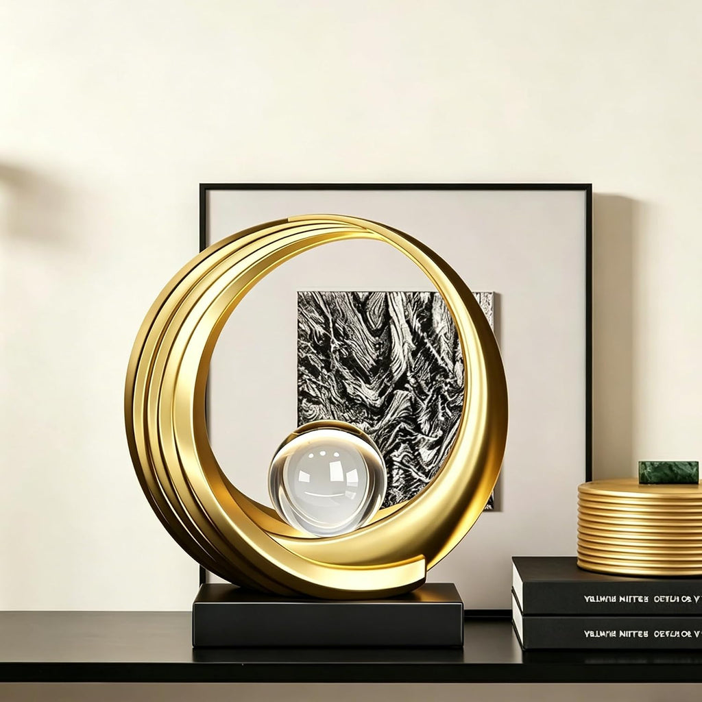 Absract Statue Accent Shelf Decor Aesthetic Adornos para Sala Moderno Home Decor for Coffee Table, Living Room