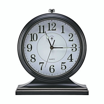 Retro Mantel Décor Desk Clock, 10-inch Vintage Table Clocks for Fireplace, Easy to Read Clocks, Desktop Decoration