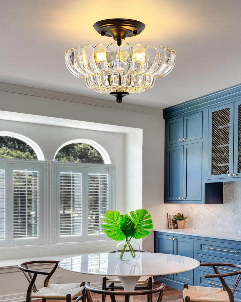 Modern Glass Ceiling Lights, Suitable s, Living Rooms, bedrooms, bathrooms, and hallways.