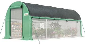 Premium 15x7x7 FT Greenhouse for Outdoors, Large Heavy Duty