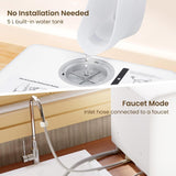 Countertop Dishwasher, 6 Programs Portable Dishwashers with 5L Built-in Water Tank, No Hookup Needed