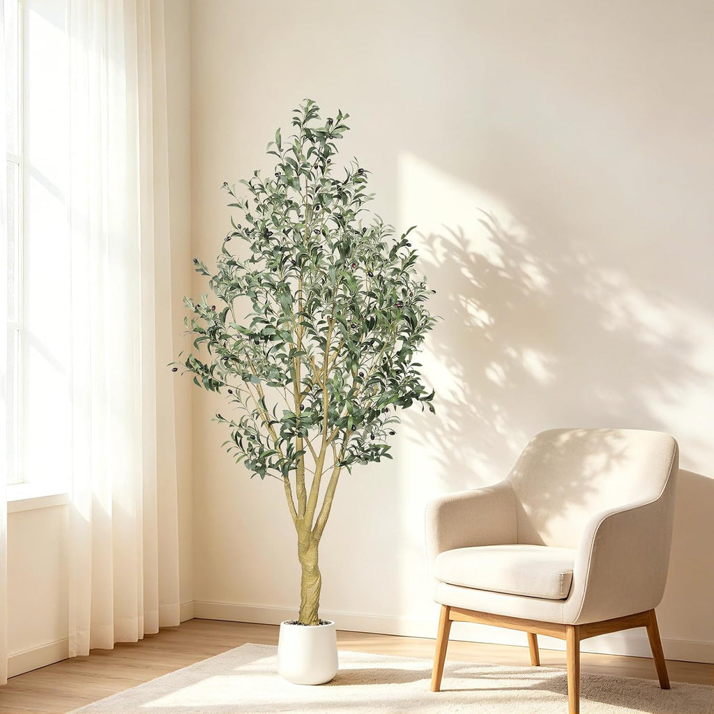 Olive Tree 7FT Faux Plants Indoor Decor