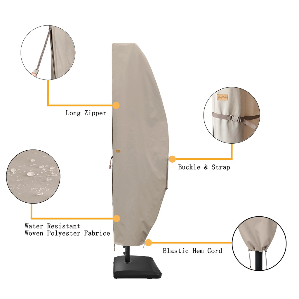 Patio for 9'-11' Outdoor Offset Umbrella