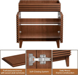 30" Bathroom Vanity, Mid-Century Freestanding Bathroom Vanity Cabinet with Storage