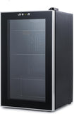 2.4 Cu. Ft. Beverage Cooler, Beverage Fridge with Double Pane Glass Door