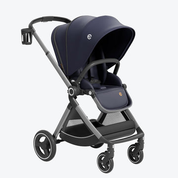 EMU Full-Size Foldable Baby Stroller Full Recline Cockpit Compact Toddler Stroller with Reversible Seat All-Terrain