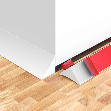 Self-Adhesive Silicone Inside Corner Trim, White, 10 ft
