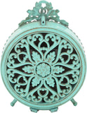 HOME Antique Table Clock Silent Non-Ticking