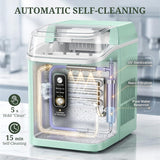 Nugget Ice Maker Countertop, 6-Min Fast Chewable Pellet Ice, 24lbs/24H Portable Ice Machine with Self-Cleaning, Ice