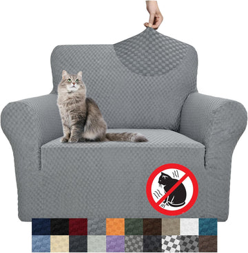 Couch Cover Latest Jacquard Design High Stretch Sofa Chair Covers, Pet Dog Cat Proof Armchair Slipcover Non Slip