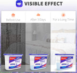 Moisture Absorbers 6 Pack, Portable Humidity Absorber Boxes for Your Bathroom, Closet & Car