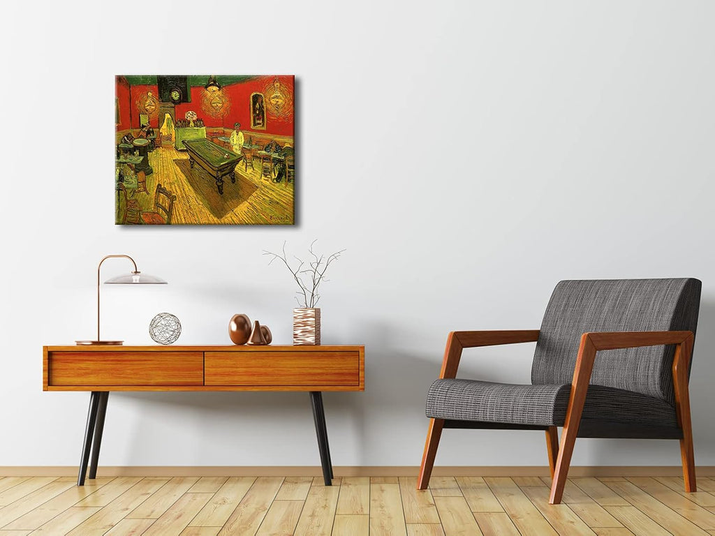 Large Classic Canvas Prints Wall Art The Night Cafe in the Place Lamartine in Arles by Van Gogh Famous Abstract Oil