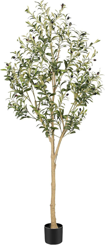 6FT Artificial Olive Tree Indoor with Realistic Appearance