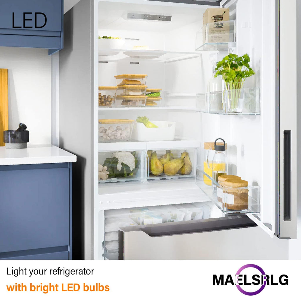 LED Appliance Bulb, 40W Equivalent, Range Hood Light Bulbs, Daylight White 5000K, 5W 500 Lumens, Non-Dimmable, E26 (Pack Of 2)