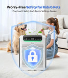 Air Purifiers for Home Large Room, Cover Up to 2600 Ft² with Washable Filters, Powerful Turbo Mode, 