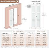 Preassembled Bi-Fold Doors, for 28"x 80" Opening,Tempered Frosted Glass Closet Folding Barn Door wit