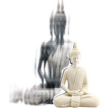 Rustic, Buddha, Statue, Japanese Style, Zen Garden, Sculpture