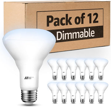 12 Pack BR30 LED Light Bulb, E26 Led Bulb 65 watt, 5000K Daylight 10W Dimmable 700 Lumen，Recessed Wide Flood Light