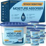 Premium Moisture Absorbers and Dehumidifier Tubs - High-Efficiency Closet Dehumidifier and Dehumidifier for Car