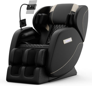 Massage Chair Full Body, Zero Gravity Massage Chair Recliner with 8 Fixed Rollers, Airbags, Heating, Foot Massage