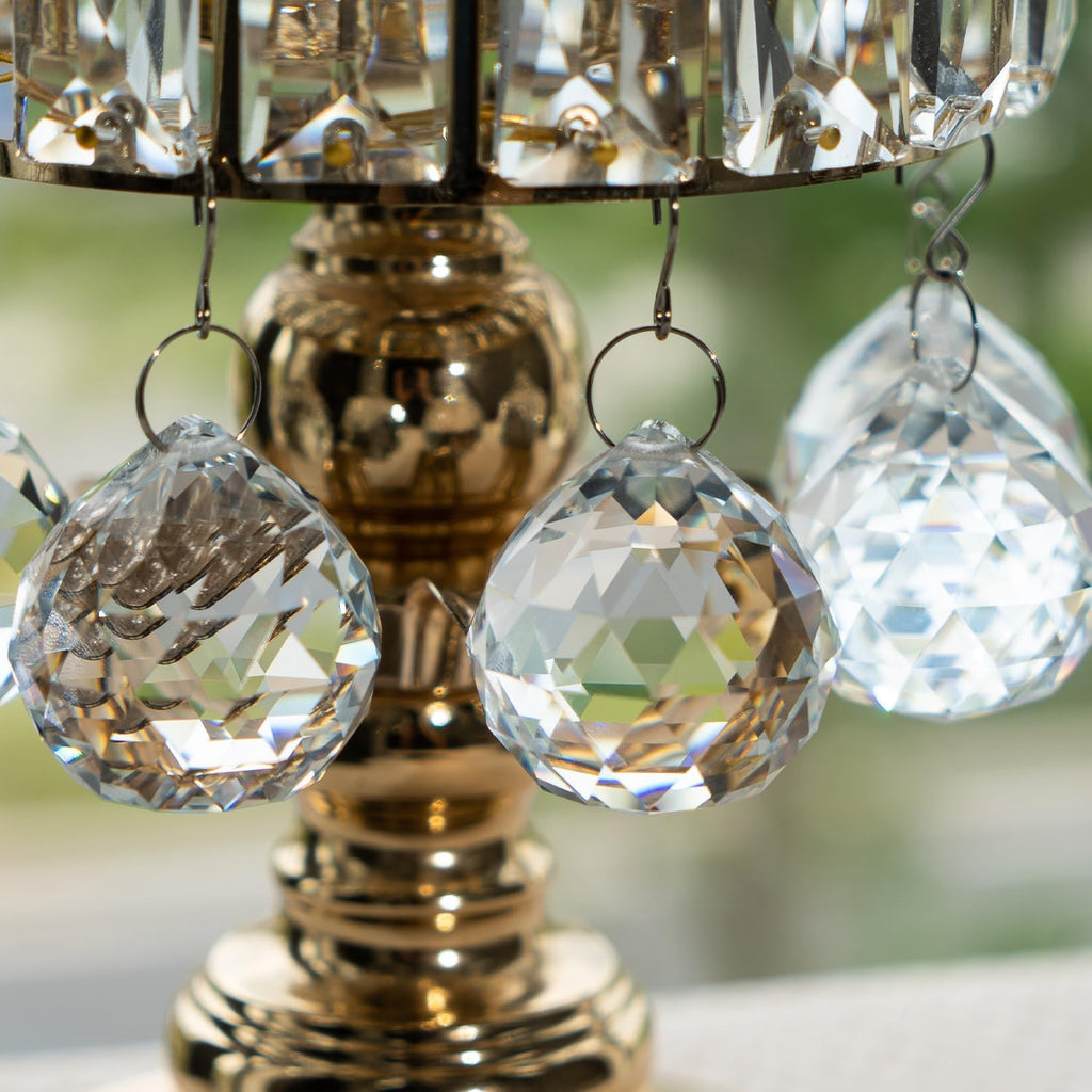 Crystal Prism 10PCS 1.6" Crystal Ball Prism K9 Hanging Suncatchers - Precision Faceted Cuts Brilliant Rainbow Effects