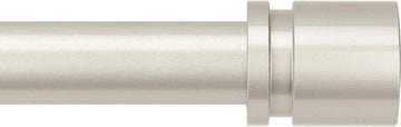 Curtain Rods for Windows 16 to 144 Inches Adjustable Length 1 Inch Diameter Window Curtain Rod with Aluminium End Cap