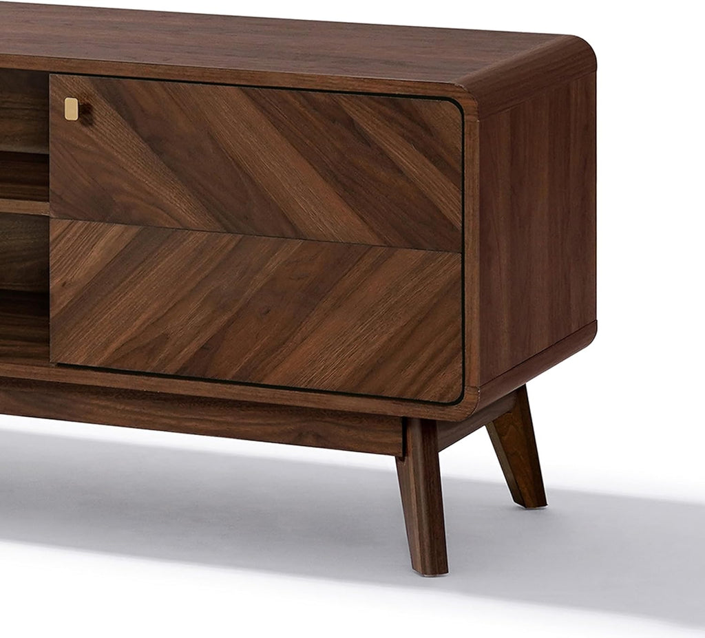 63" Mid Century Modern TV Stand, TV Stands for Living Room for TVs up to 65", Entertainment Center with