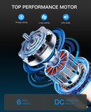 Inspired Maverick Style Ceiling Fans with Lights and Remote, 3 Solid Wood Blades, Outdoor Wooden Ceiling Fan with 2 Downrods for Patios, 60 Inch Modern Ceiling Fan with Noiseless Reversible DC Motor (Black) A101-B0DFPH725N