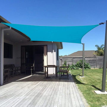 10' x 13' Rectangle Shade Sail 95% UV Block Outdoor Canopy | Sun shade sail canopy for backyard, patio, garden, deck