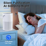 Air Purifiers for Bedroom Office, H13 True HEPA Filter Air Purifiers for Home Pets, Smoke, Odor, Dus