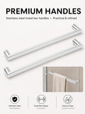Semi-Frameless Sliding Glass Shower Door 44-48 in. W x 70 in. H, Chrome Frame, 1/4 in. Clear Tempered Glass