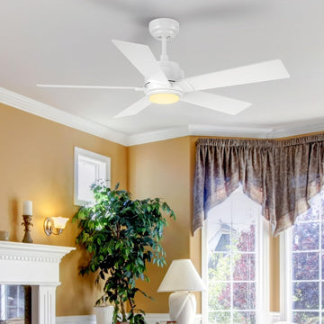 60 Inch DC Ceiling Fans with Lights and Remote Control, Modern Ceiling Fan Works with APP/Alexa/Google Assistant/Siri