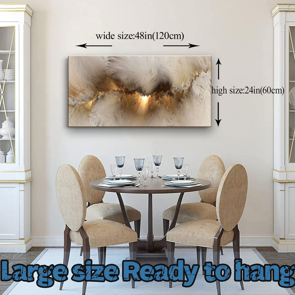 Large Framed Abstract Gold Marble Texture Canvas Wall Art Tindal Effect Decor Picture Black Gold Cloud Prints