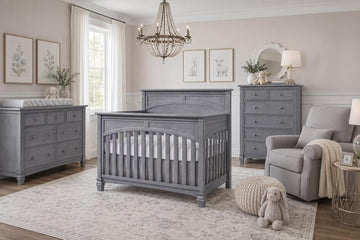 Santa Fe 5-in-1 Convertible Crib, Storm Grey