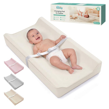 Changing Pad - The Original, Waterproof Easy-to-Clean Vegan Leather Portable Diaper Changing Pad, Newborn Baby