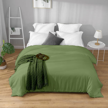 800 Thread Count 1 Piece Duvet Cover, Oversized King Plus 128x120, Egyptian Cotton Duvet Cover 1 pc with Zipper