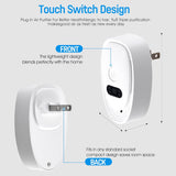 Air Ionizers for Home,4-Pack Negative Ion Air Purifiers & Odor Eliminators Quiet Plug-in Compact Fre