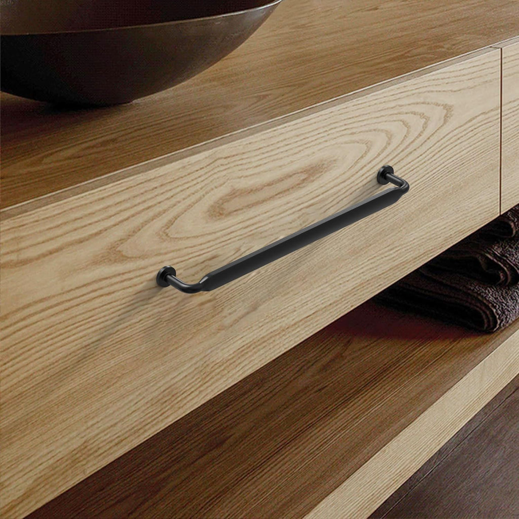 6 Pack 10 inch Matte Black Kitchen Cabinet Handles