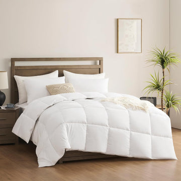 King Duvet Insert Comforter,100% Cotton Shell