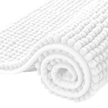 Bathroom Rugs Chenille Bath Rug Soft Short Plush Bath Mat Soft Shower Mat Water Absorbent Shower Mat Quick Dry
