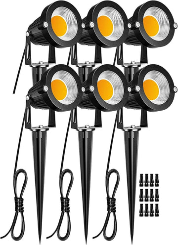 Low Voltage Landscape Lights 5W LED Landscape Lighting 12V 24V Outdoor Spotlights Waterproof Garden Decorative