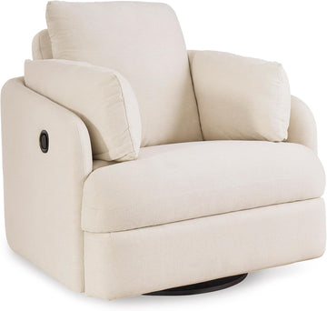Swivel Glider Recliner, Nursery Rocking Chair | Stain-resistant Next-Gen Nuvella fabric, Rocking chair for nurseries