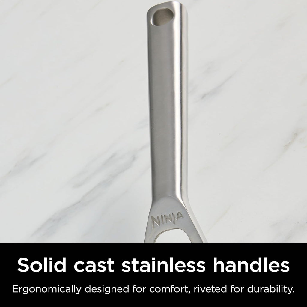 EverClad 7-Pc Stainless Steel Cookware Set, Silver, C99007 | Tri-ply: 18/10 stainless, pure aluminum core. No