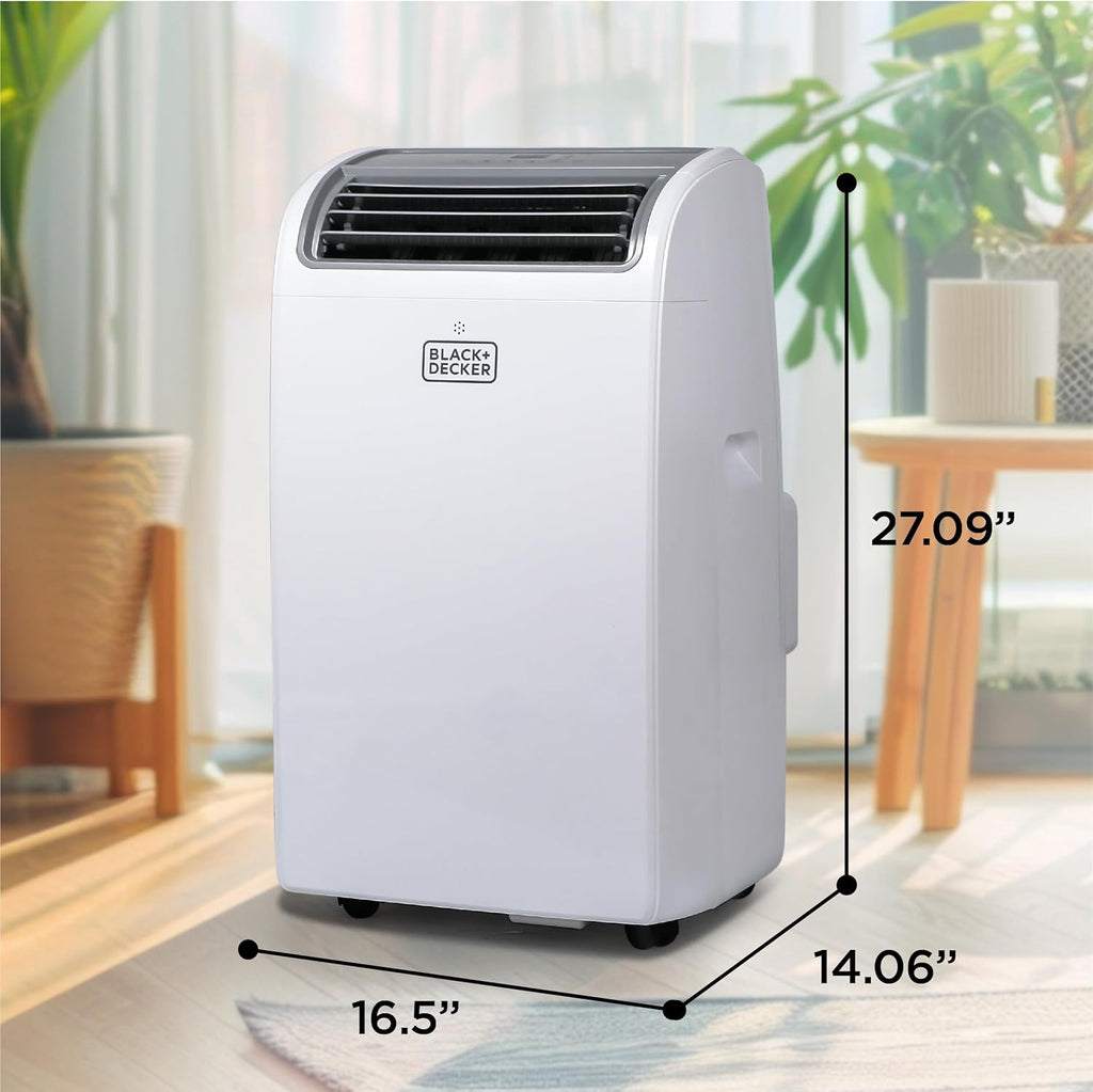 Portable Air Conditioner,14,000 BTU Cooling, 12,000 BTU Heating for Rooms up to 700 Sq. Ft.
