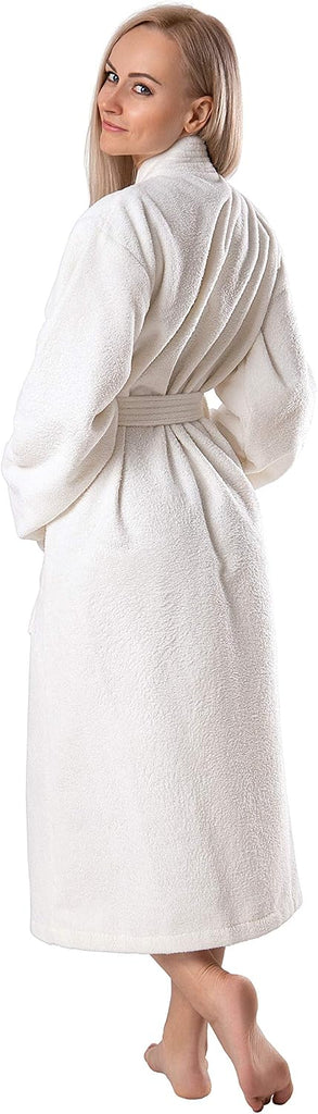 Certified Organic Turkish Cotton Soft Kimono Woman Bathrobe